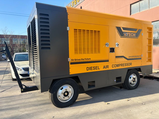 Portable Diesel Air Compressors for Drilling, Blasting & Site Prep