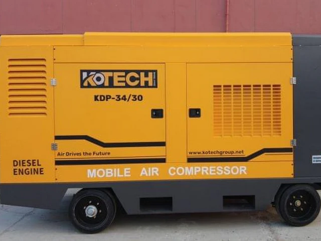 Portable Diesel Air Compressors for Off-Grid Mining & Drilling