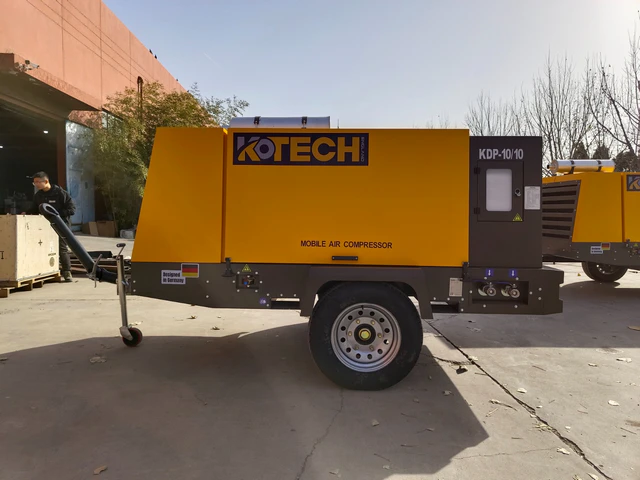 Diesel-Powered Air Compressors: Rugged Portable Mining Units