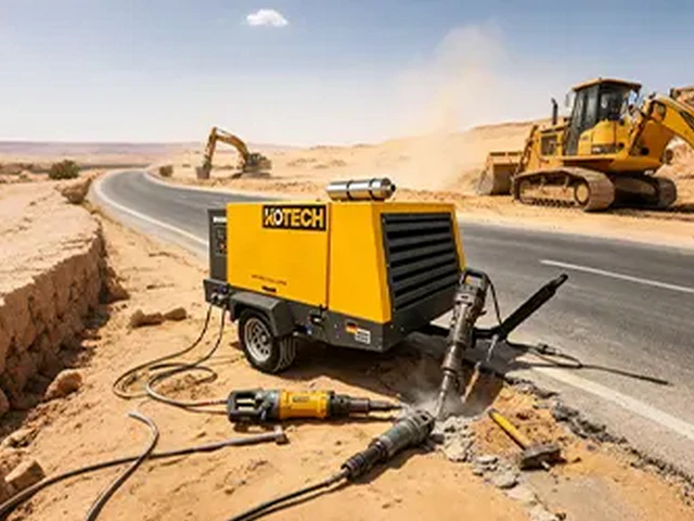 Tow-Behind Diesel Air Compressors for Mining & Exploration