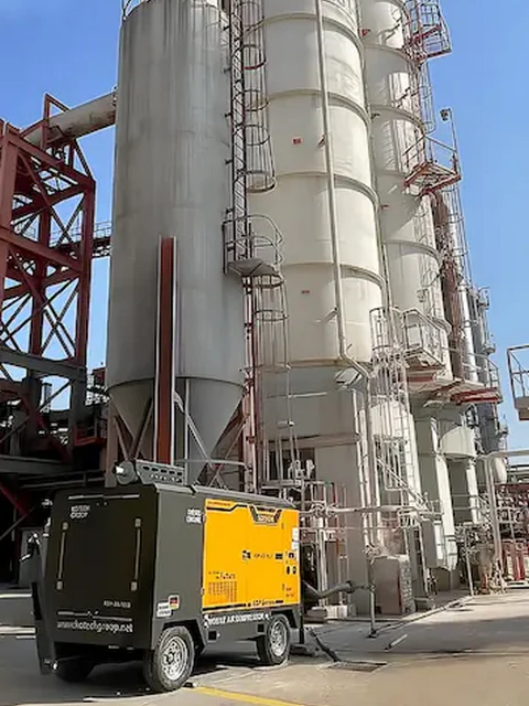 High-CFM Portable Diesel Air Compressors for Mining & Quarrying