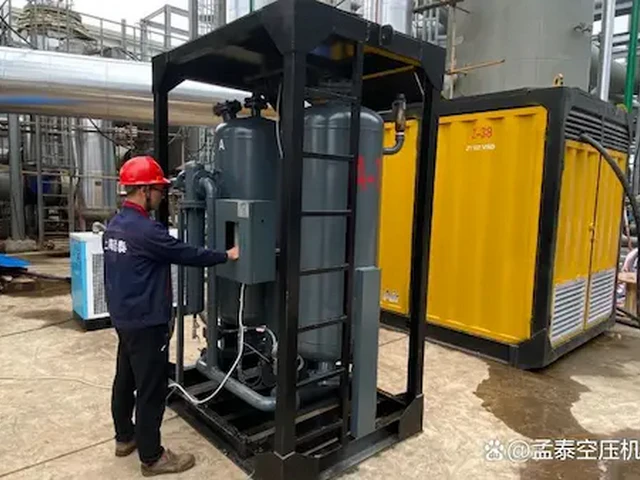 Industrial Two-Stage Compressor for Continuous Duty Cycle Applications