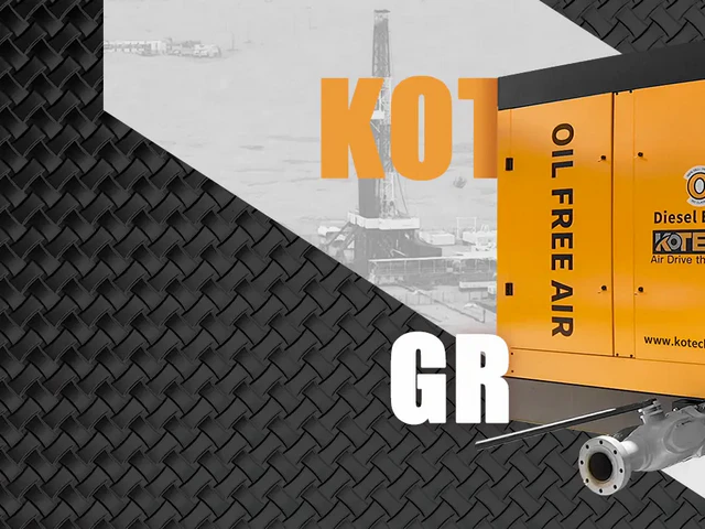 Two-Stage Air Compressor for Sandblasting and Surface Finishing