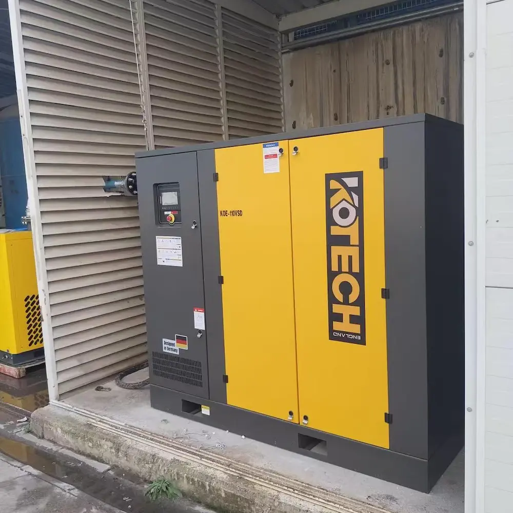 Kotech KOE-110(VSD) Frequency-Controlled Compressor Optimizes Energy Use in Turkey’s Power Generation Industry