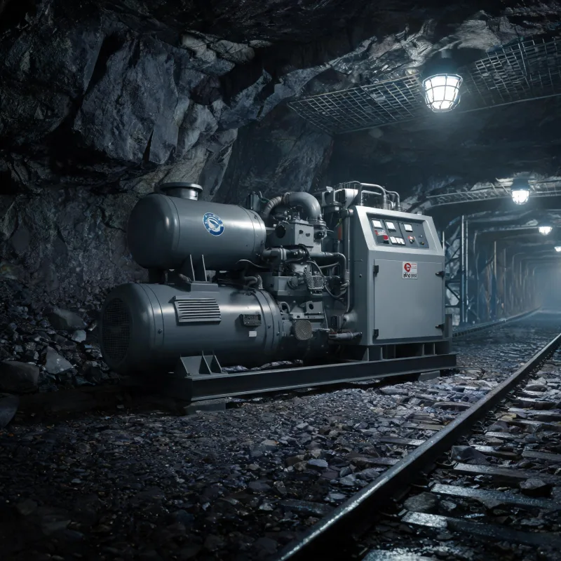 Mining Air Compressor System Design for Emergency Air Supply Needs