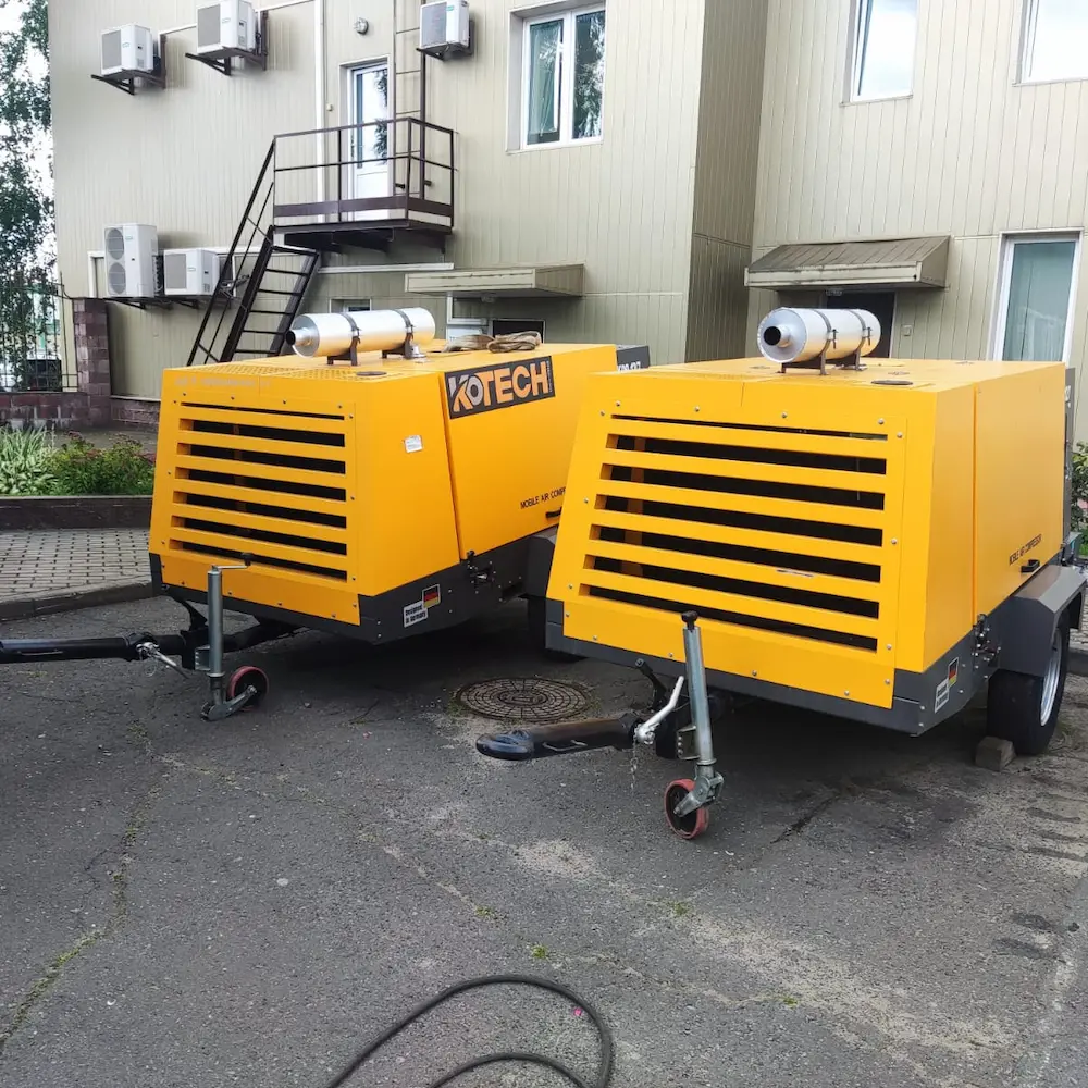 Kotech KDP-12/7 Winter-Grade Compressor Keeps Belarus Pipeline Purging on Schedule at -20°C