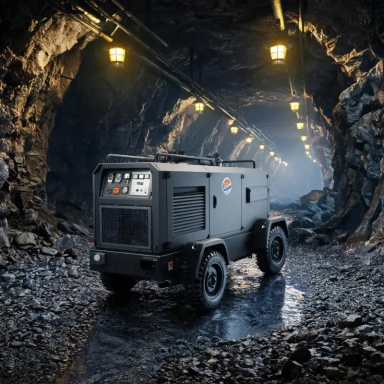 Low Noise Mining Air Compressor Design to Meet Underground Mine Personnel Safety Standards