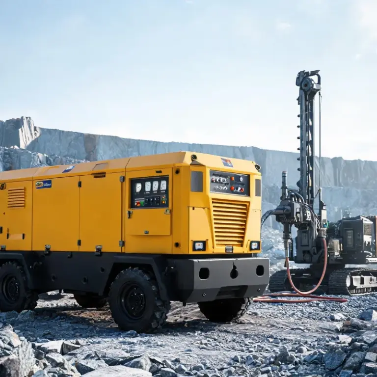 Mining Air Compressor Solutions for Oilfield & Quarry Pneumatic Drilling Equipment