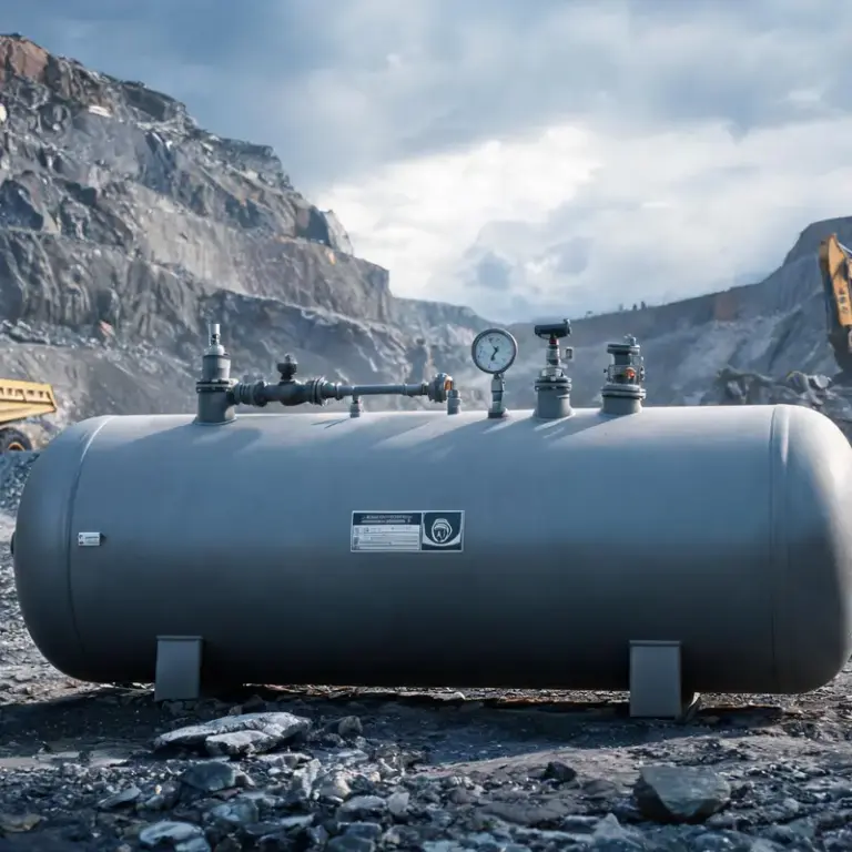 Air Receiver Tank Sizing for Mining Compressed Air Systems